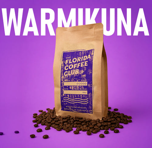 Warmikuna 12oz coffee bag from The Florida Coffee Club